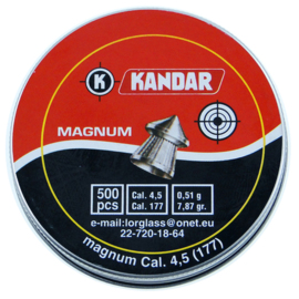 Śrut Diabolo Kandar Magnum szpic kal. 4,5 mm 500 sztuk