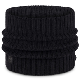 Komin Buff z wełny merino Knitted Norval Black