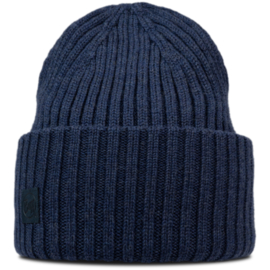 Czapka Buff Knitted Beanie z wełny Merino Erviny Midnight