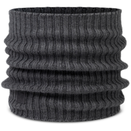Komin Buff z wełny merino Knitted Norval Grey