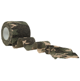 Taśma maskująca Mil-Tec 50mm (4,5m) woodland