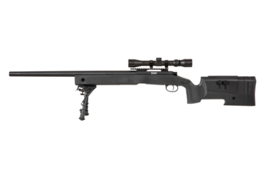 Karabin snajperski Specna Arms SA-S02 CORE z lunetą 3-9x40 i dwójnogiem