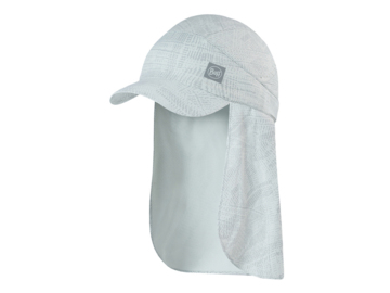 Buff czapka sahara cap z nakarcznikiem ochrona UVP50 grey szara L/XL