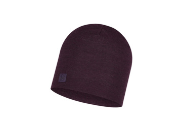 CZAPKA BUFF MERINO HEAVYWEIGHT HAT DEEP PURPLE