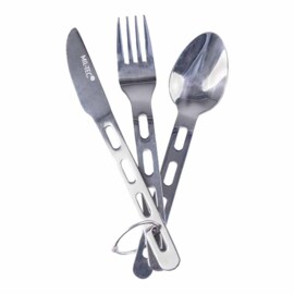 Niezbędnik Mil-Tec 3-częściowy ze stali nierdzewnej