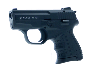 Pistolet hukowy Stalker M906 czarny ruchomy zamek