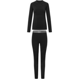 Bielizna termiczna damska Viking Set Gaja Lady Bamboo M czarna