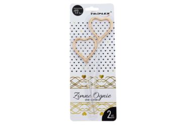 Zimne ognie serca komplet 2 sztuki TXF318 16,5 cm
