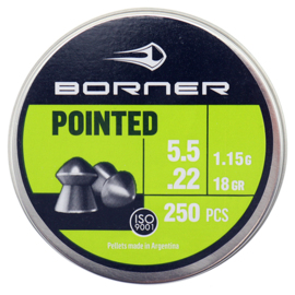Śrut Borner Pointed kal. 5,5 mm 250 sztuk