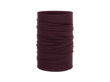 Buff komin chusta wełna merino Lightweight Garnet Bordo