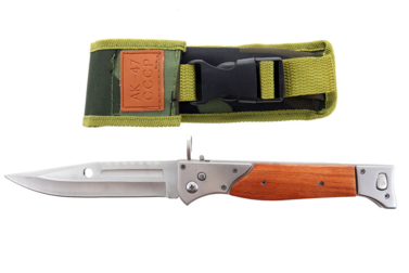 Nóż sprężynowy bagnet AK 47 składany 34 cm