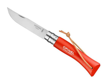 Opinel Nóż Colorama 07 Orange rzemień