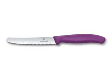 Nóż kuchenny ząbkowany Victorinox Swiss Classic 11cm fioletowy