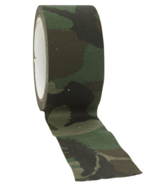 Taśma maskująca Mil-Tec 50 mm (10m) Woodland