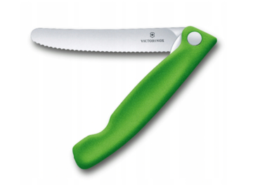 Victorinox Składany Nóż do warzyw i owoców Swiss Classic zielony