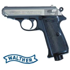 Wiatrówka pistolet Walther PPK Blow Back Nikiel kal. 4,5 mm