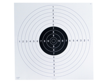 Tarcze strzeleckie papierowe TS-4 550x550 komplet 20 sztuk