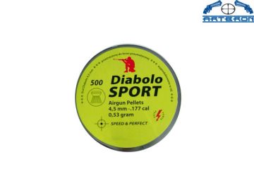 Śrut Diabolo Sport płaski moletowany kal. 4,5 mm
