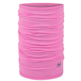 Buff komin chusta wełna merino Lightweight Fluor Fuchsia