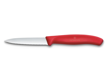Nóż kuchenny ząbkowany Victorinox Swiss Classic 8cm czerwony