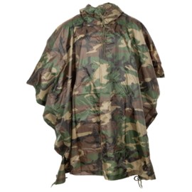 Poncho MFH Woodland