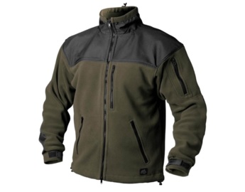 Bluza Classic Army Fleece zielono czarna rozmiar LR