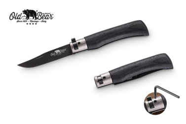 Nóż składany Antonini Old Bear KNF Lamin Black S Stainless
