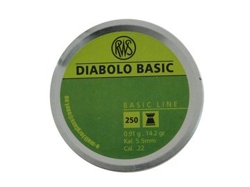 Śrut Diabolo Basic płaski gładki kal. 5.5 mm