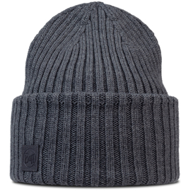 Czapka Buff Knitted Beanie z wełny Merino Erviny Grey