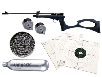 Wiatrówka pistolet i karabinek Artemis CP2 kal. 5,5 mm czarny