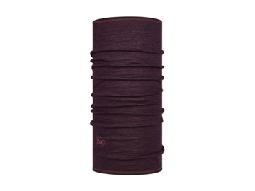 Komin Chusta Buff Merino Lightweight Solid Deep Purple