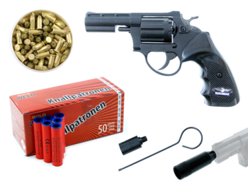 Rewolwer hukowy Fenix Gen.2 lufa 3 cale czarny - zestaw