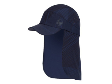 Buff czapka sahara cap z nakarcznikiem ochrona UVP50 navy S/M