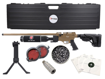 Wiatrówka karabinek PCP Hatsan Optima Factor 4,5 mm FDE