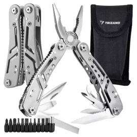 Multitool Trizand 13w1 z kompletem 11 bitów