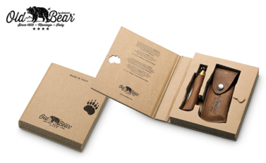 Nóż składany Antonini Old Bear Walnut M Sheath Gift Box