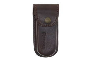 Etui skórzane na nóż składany Kandar brązowe