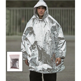 Poncho termiczne srebrne Mil-Tec
