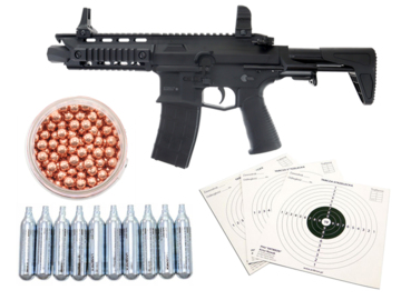Wiatrówka karabinek Borner AR Blow back kal. 4.5 mm BB