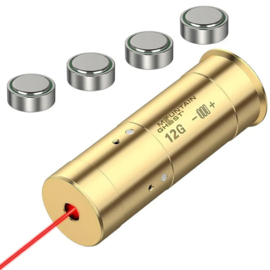 Celownik laserowy kalibrator nabój kal. 12 GA czerwony