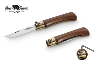 Nóż składany Antonini Old Bear KNF Walnut M Satin Stainless