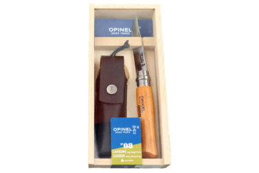 Opinel Nóż Carbon Steel opak + etui No.08