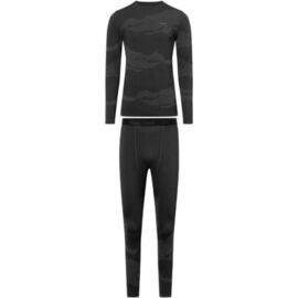 Bielizna termiczna męska Viking Set Gasher Man Merino XL czarna