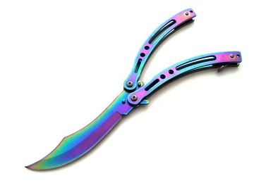 Nóż motylkowy rainbow BSH N454E
