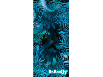 Ręcznik z powłoką antybakteryjną szybkoschnący XL Blue Palms Dr. Bacty