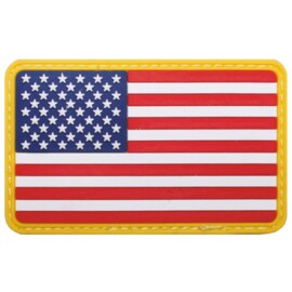 Naszywka na rzep flaga USA 8x5 cm