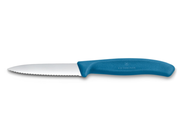 Nóż kuchenny ząbkowany Victorinox Swiss Classic 8cm niebieski