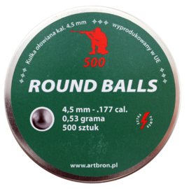 Śrut kulka ołowiana Round Balls 4,5 mm op. 500 sztuk