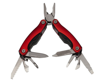 Multitool wielofunkcyjny z pokrowcem czerwony mini MT-027B