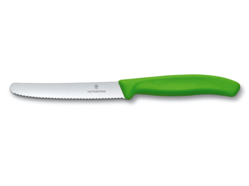 Nóż stołowy Victorinox do warzyw i owoców Swiss Classic Zielony
